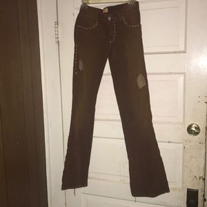 PantsBrown 🐯Antik denim🦁 flared corduroy size 26